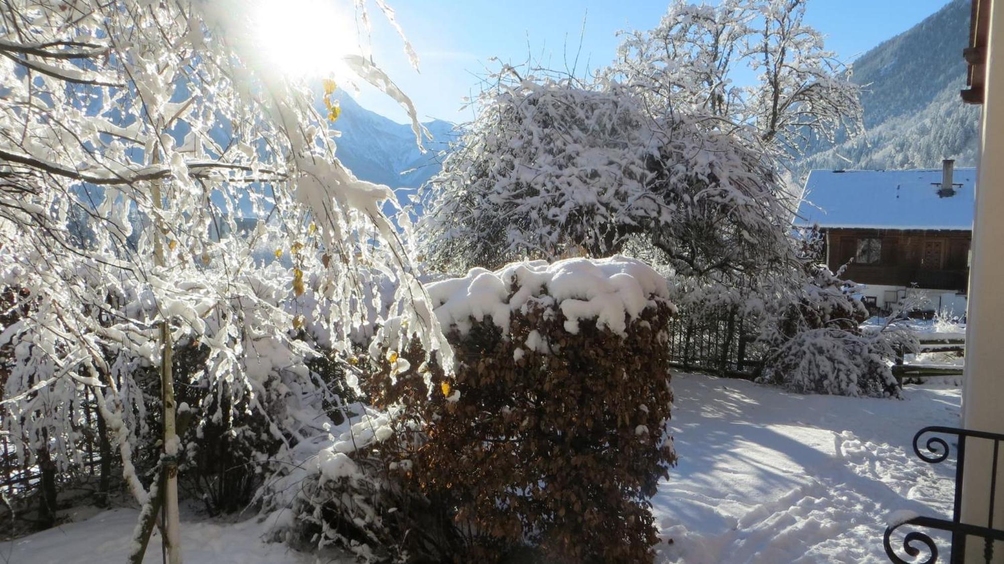Les Alpins - Centre De Chamonix - Renove Avec Jardin Et Vue Imprenable Sur Le Montblanc Apartamento Exterior foto