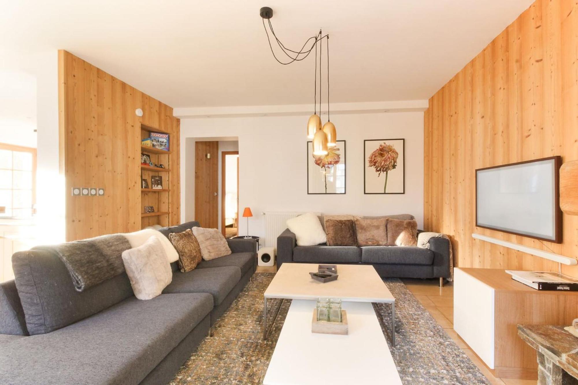 Les Alpins - Centre De Chamonix - Renove Avec Jardin Et Vue Imprenable Sur Le Montblanc Apartamento Exterior foto